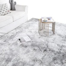 INS – tapis de sol en peluche antidérapant, pour salon, Table et lit, Style nordique, gris, rose  (2)