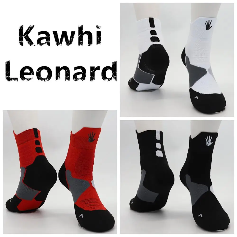 Kawhi Leonard, баскетбольные гольфы, Средний теленок, тренировочные толстые носки, № 2, лучший защитник, маленький, вперед, Dream Team, эластичные