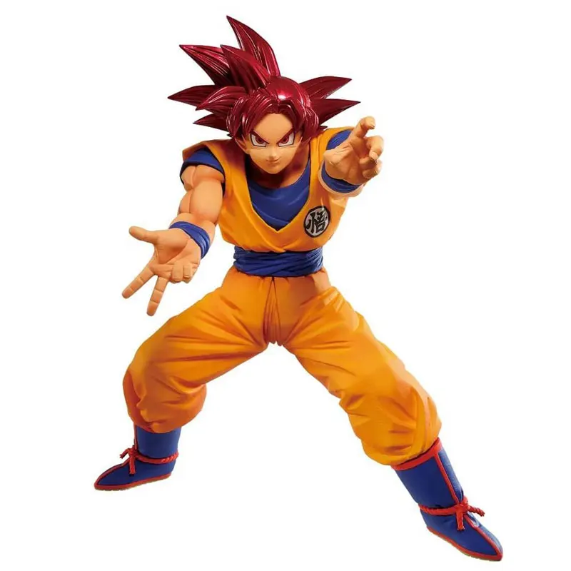 100% Оригинальная фигурка героя Cuteanime Banpresto Dragonball максимальные красные волосы экшн