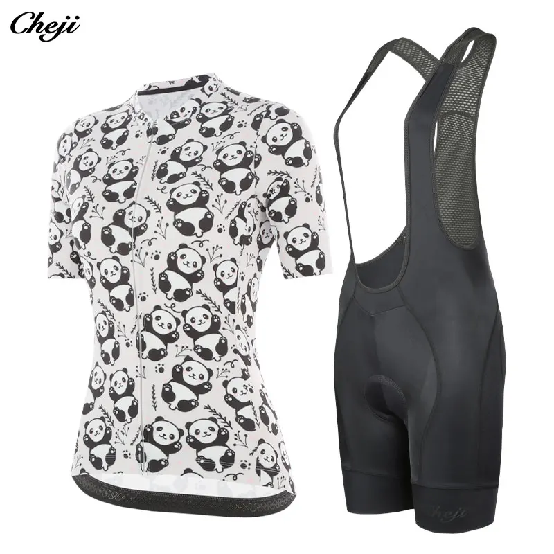

CHEJI Cycling Jersey Women's Short Sleeve Suit