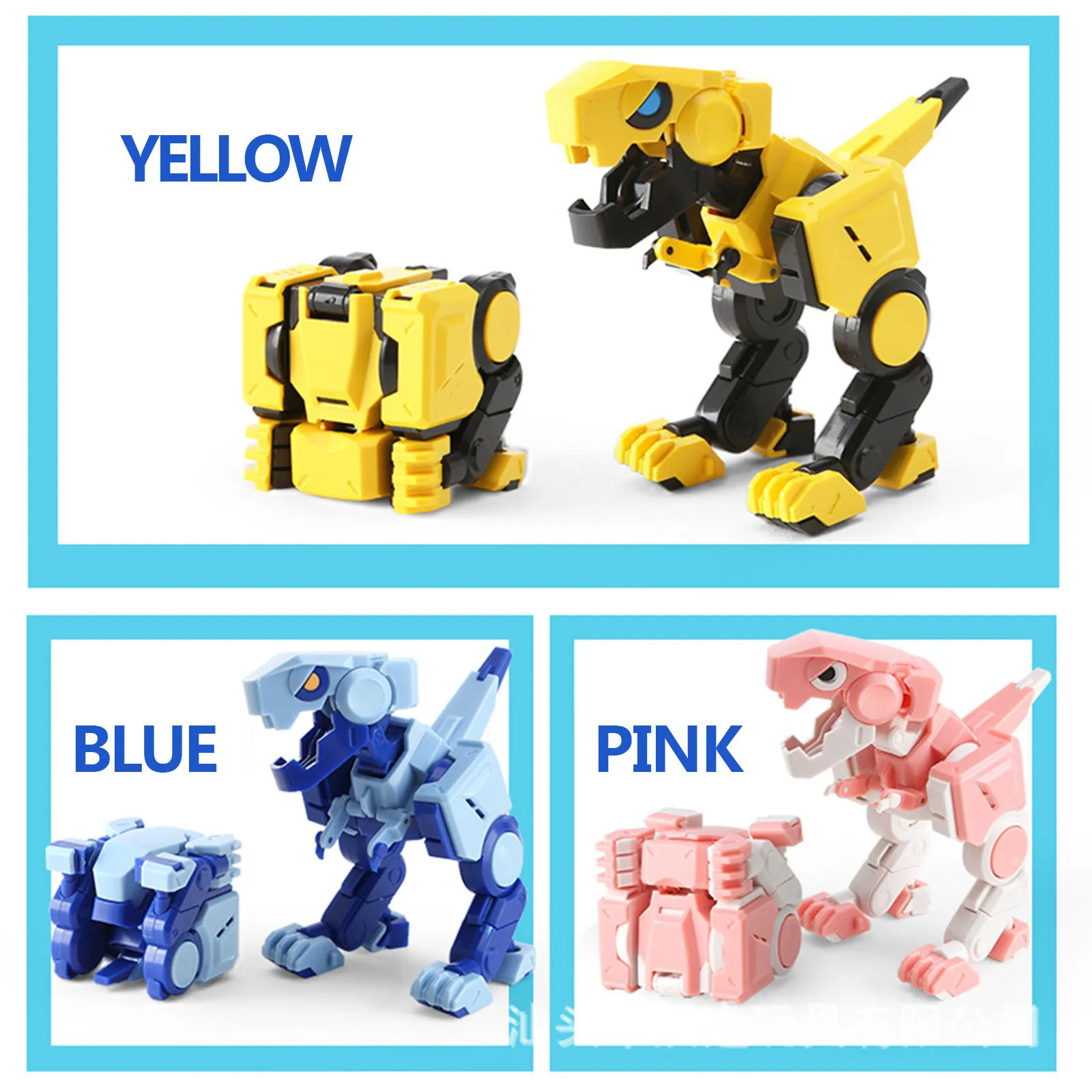 

Deformable Dinosaurs T Rex Action Figure Game Jurassic Park Magic Cube Box Creative Educational Toys 3 Colors For Kids Birthday