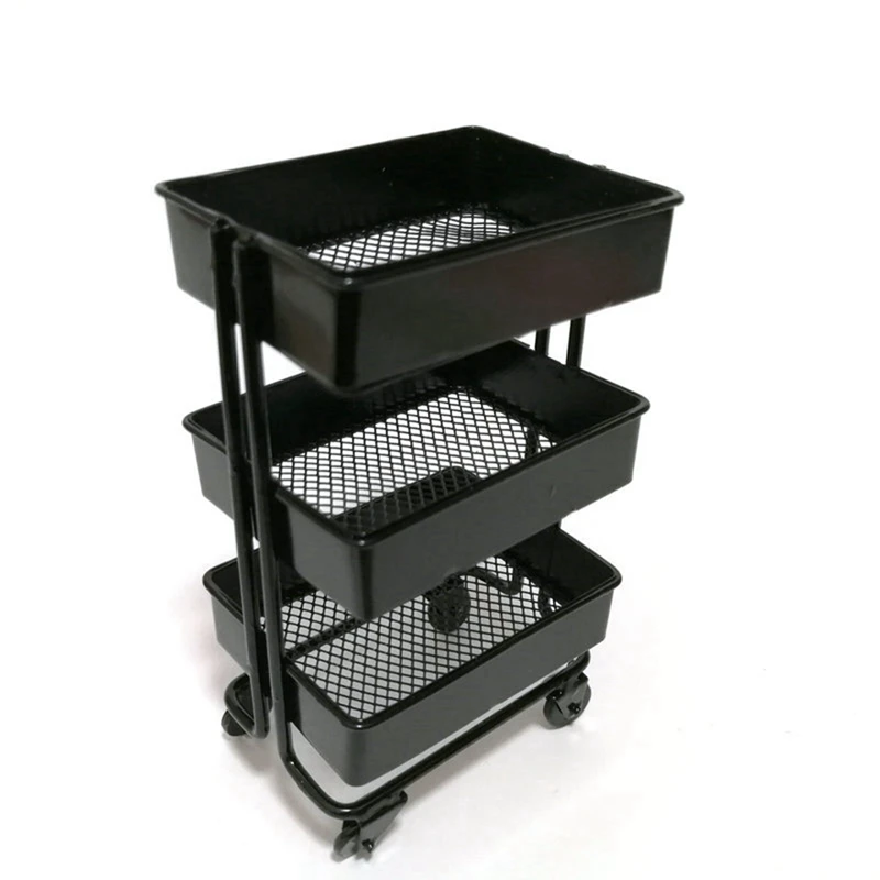 

2 Pcs 1:12 Dollhouse Miniature Shelf Bookshelf with Wheels Storage Display Rack Furniture Accessories, Black & Green