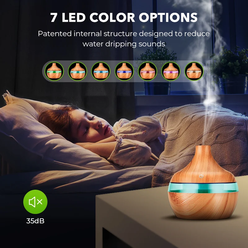 Увлажнитель Ароматизатор воздуха ультразвуковой со