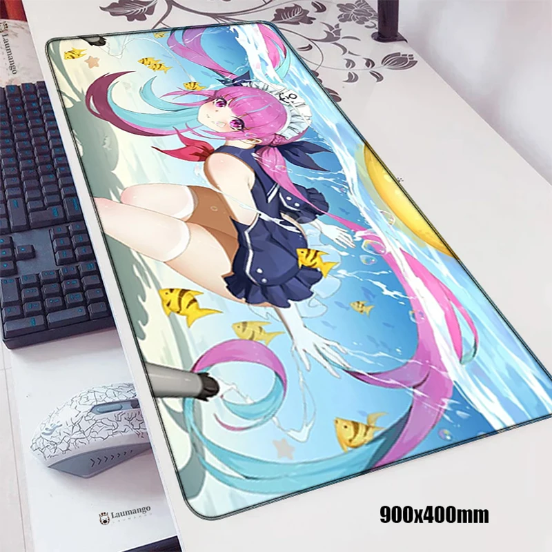

Mause Pad Mouse Large Pc Mats Hololive Mousepad Gamer Rug Rubber Mat Kawaii Accessories Mouse for Computer Gaming Laptop Carpet