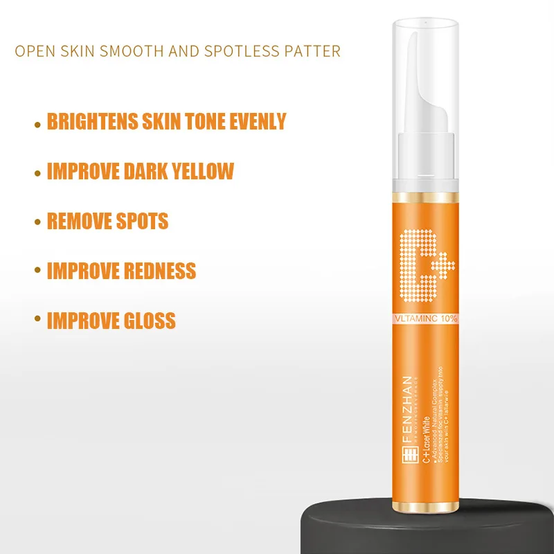 Лидер продаж крем с витамином C Essential Liquid для удаления веснушек Отбеливающая