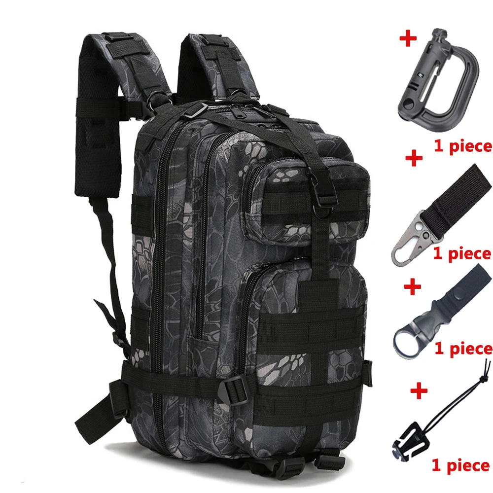 Bag 01 Военная Тактическая Сумка армейский рюкзак Molle штурмовой Водонепроницаемый Открытый походный рюкзак для охоты - Цвет: Bag 01