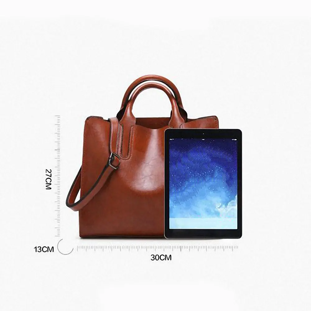 

Women Fashion Handbags PU Leather Female Shoulder Bags Purse Large Ladies Bags Solid Color Shoulder Messenger Bags High Quality