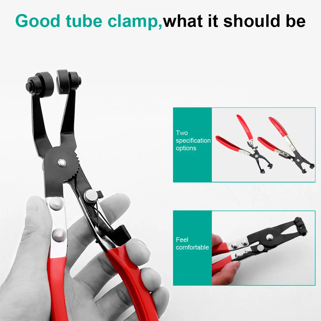 

Hand Tools Auto Hose Clamp Plier Set Flat Band Ring Type Pliers Auto Removal Tools for Truck Multi-tool Car Repairs Removal Tool