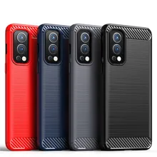 For OnePlus Nord 2 5G Case OnePlus Nord 2 CE N200 N100 N10 5G Cover Shockproof TPU Carbon Fiber Phone Case For OnePlus Nord 2 5G For OnePlus Nord 2 5G Case OnePlus Nord 2 CE N200 N100 N10 5G Cover Shockproof TPU Carbon Fiber Phone Case For OnePlus Nord 2 5G