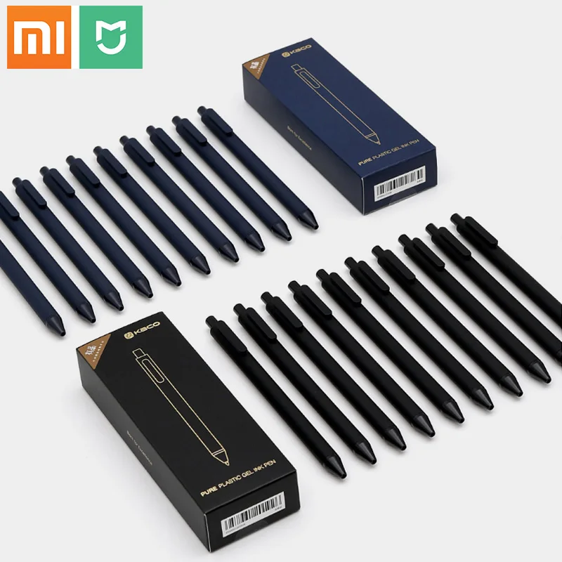 Оригинальная шариковая ручка Xiaomi Mijia Kaco 10 шт./компл. 0 5 мм MI Core прочная для подписи