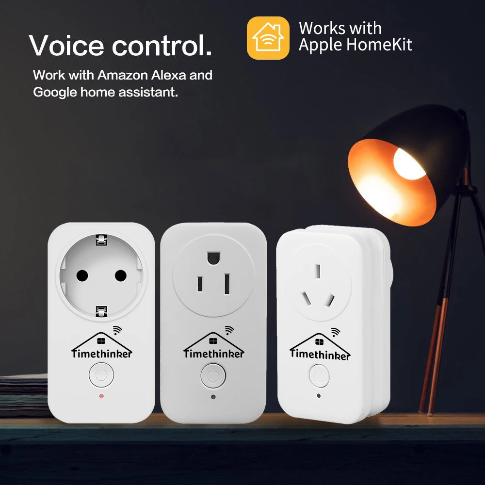 Timethinker умный дом Wi Fi розетка умная для Apple Homekit Siri Alexa Google Home Дистанционное
