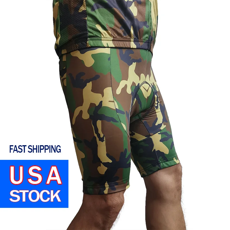 

Camo Cycling Bib Short Pant Military Trouses Bike Bottom Bicycle Sports Wear Jersey Shirt Underwear Motocross Road Mountain Fit