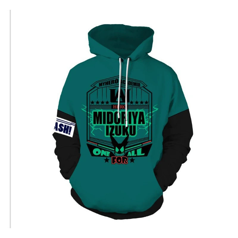 

New 3D Printed Anime My Hero Academia Cos Men Women All Might Cosplay Costume Sweatshirt Pullover Hoodie Free Shipping
