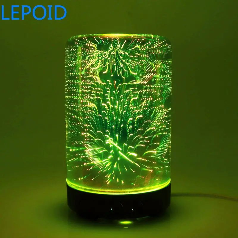 LEPOID увлажнитель воздуха стекло Арома эфирное масло диффузор 3D фейерверк