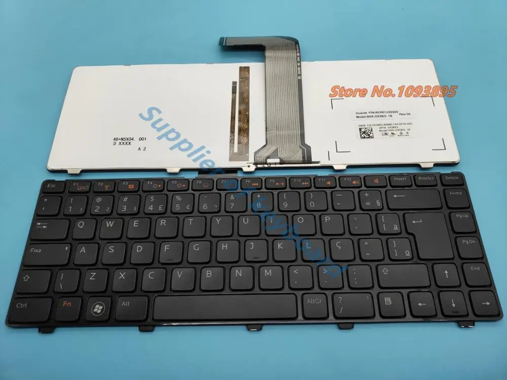 Новая клавиатура для ноутбука Dell Inspiron 15R 5520 SE 7520 5525 с подсветкой из Бразилии.