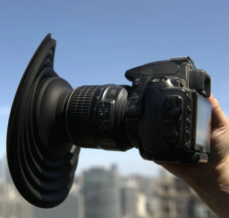 Матовая крышка для объектива камеры Антибликовая силиконовая Крышка Складная