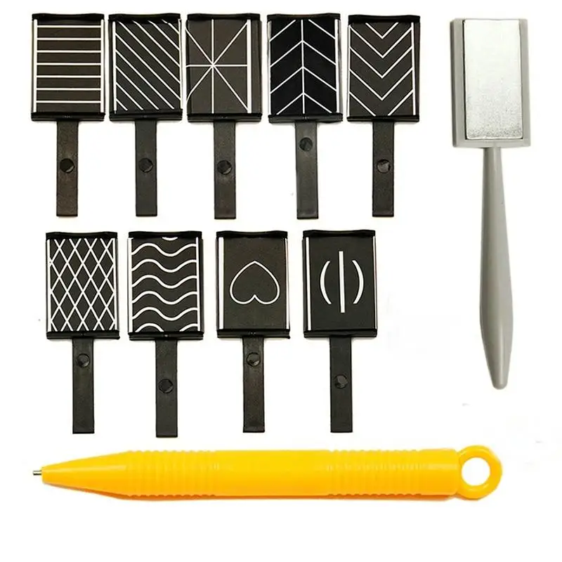 11 шт Нейл арт солнцезащитные очки &quotкошачий глаз&quot магниты светодиодный лак