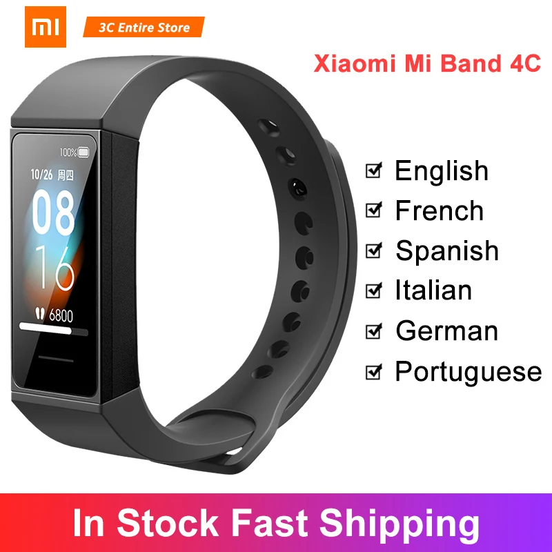 Фитнес браслет Xiaomi Mi Band 4 C 4C цветной экран 1 08 дюйма|Смарт-браслеты| |