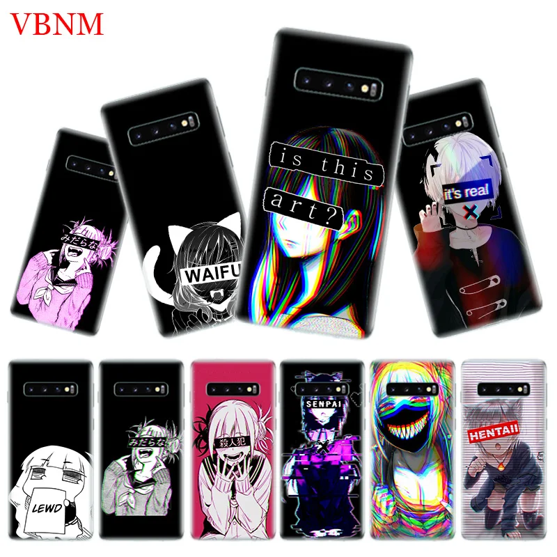 Аниме эстетический семпай Сан крышка чехол для телефона samsung Galaxy S9 S8 A6 A8 A7 A9 J4 J6 Plus +