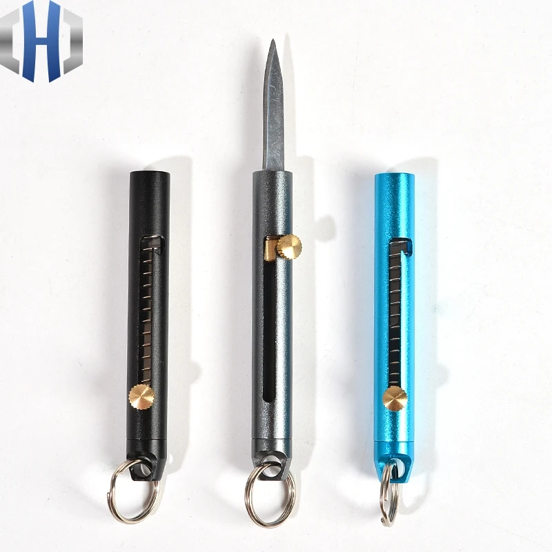 Мини-точилка для ножа из алюминиевого сплава многофункциональный карманный нож