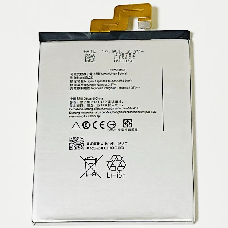 3 8 V 4000mAh BL223 для Lenovo VIBE Z2 Pro K920 аккумулятор|Аккумуляторы мобильных телефонов| |