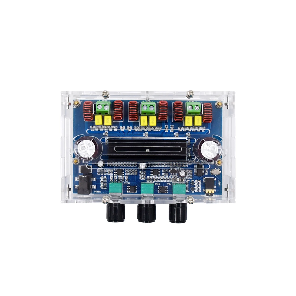 Bluetooth 5 0 XH-A305K плата цифрового усилителя звука TPA3116D2 2 1 канала аудио Бас Сабвуфер
