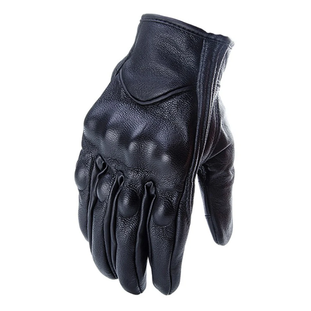 Зимние перчатки из натуральной кожи для сенсорных экранов теплые Утепленные