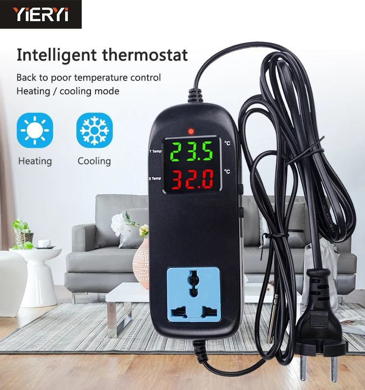 Yieryi MH 2000 AC90V ~ 250 V качественный электронный термостат светодиодный цифровой