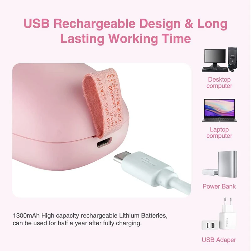 Portable Hand Pressure Heat Bag Sealing Machine Food Storage Clip Handy Sticker And Seal For Snack Kitchen Accessories | Дом и сад