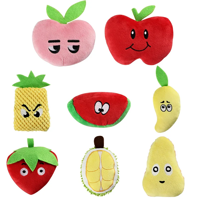 

New Puppy Plush Squeaker Toys Non Toxic Interactive Toys for Small Dogs Cats Teething Tugging Chew Quack Sound Toy dog supplies