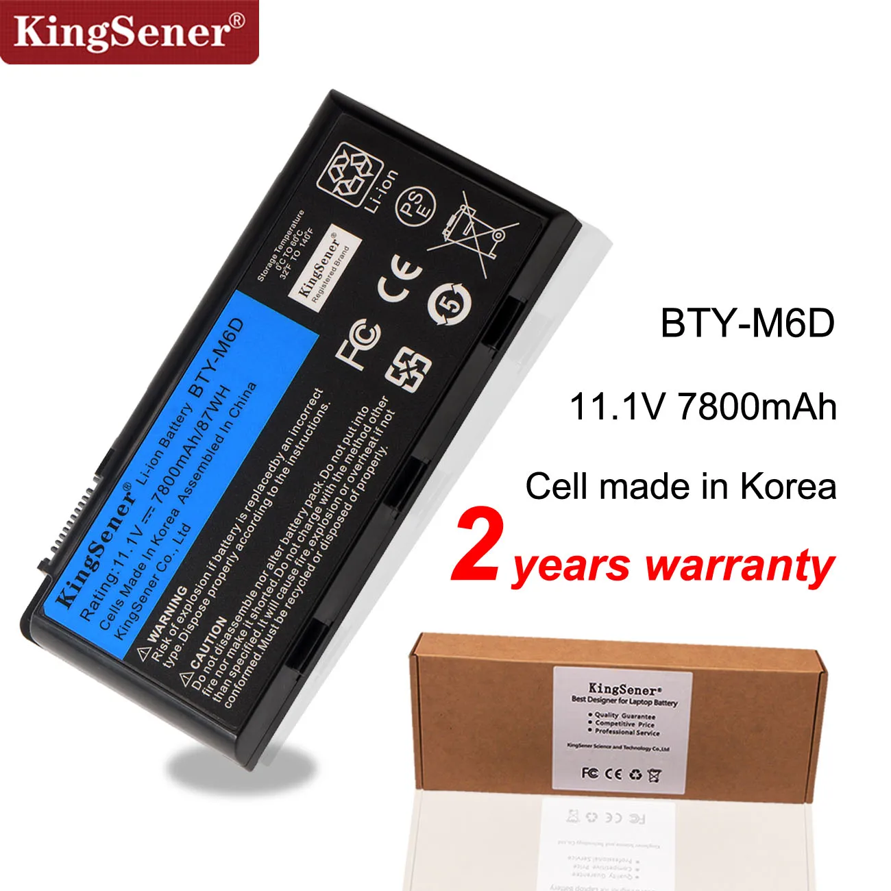 Kingsener BTY-M6D ноутбук Батарея для MSI GT60 GT70 GX780R GX680 GX780 GT780R GT660R GT663R GX660 GT680R GT783R 9 ячеек