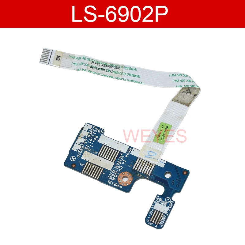 Оригинал для ACER Aspire 5750 5750G серии кнопка питания плата с кабелем P5WE0 LS 6902P 100%