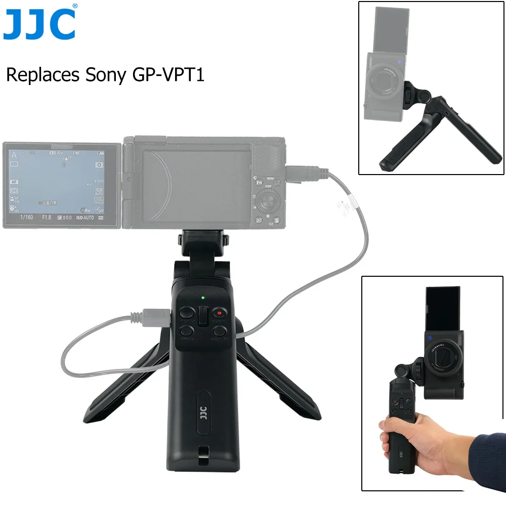 JJC GP VPT1 пульт контрольная рукоятка штатив Трипод стойка для Sony a6400 a7RIV a7III a7RIII a7SIII ZV1