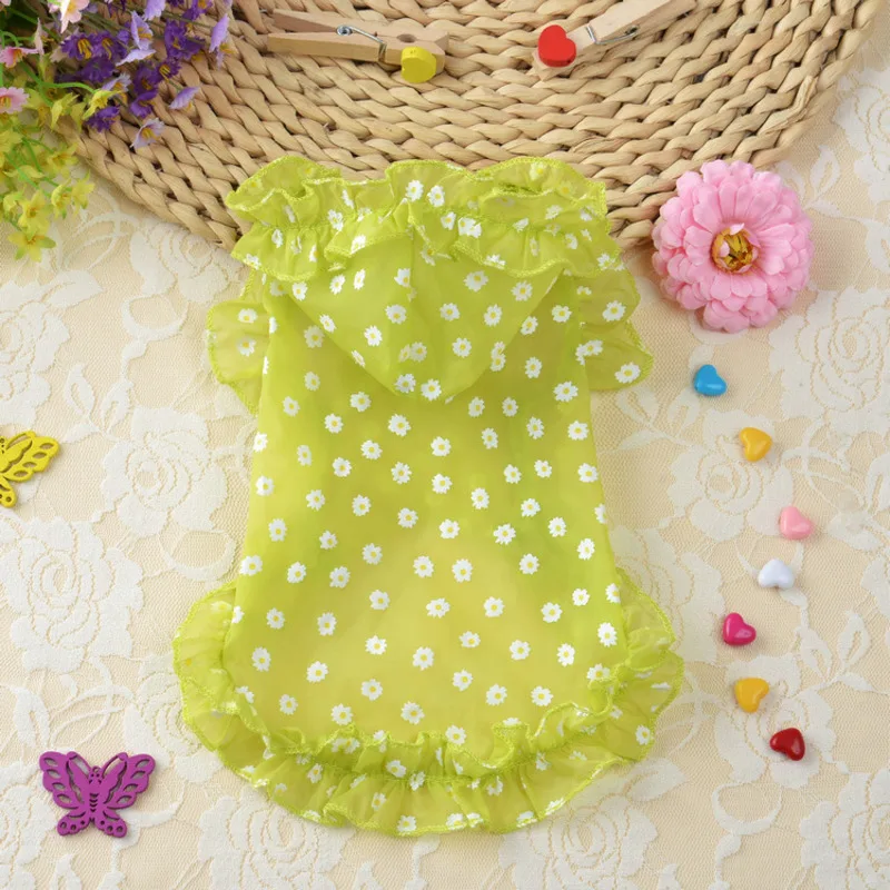 

Fashion Summer Dog Chothes Breathable Teddy Pet Sun Protection Vest Chihuahua Teddy French Bulldog Hoodies Pet Clothes For Cat