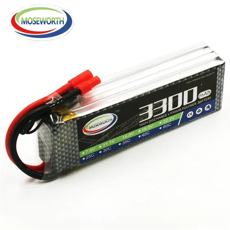 4s lipo батарея 148 v 3300 мач 40c 60cfor rc вертолет rc