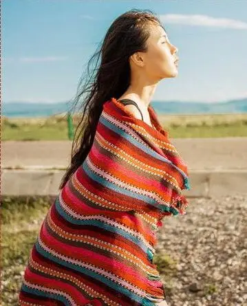 National style cloth cotton linen sofa towel pillows decorative curtain fabrics | Fabric