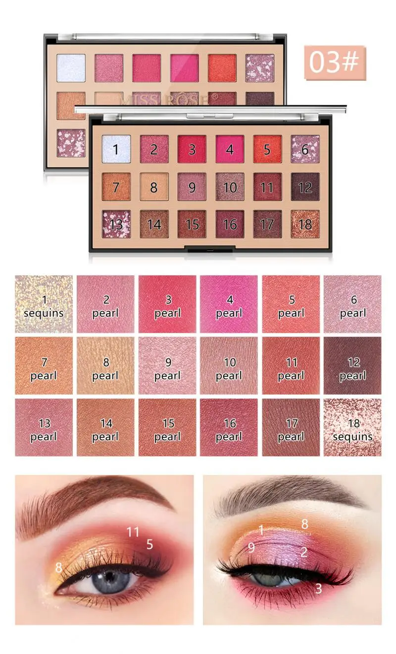 Shimmer Eye Shadow beauty глазурованные косметические тени для выделения теней для глаз Палитра натуральные матовые Перламутровые тени для век beauty TSLM1