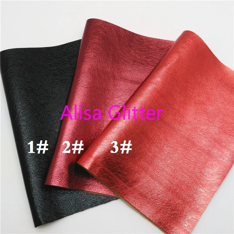 1 шт. A4 Размер 21х29см Алиса блестящая металлическая искусственная кожа ткань