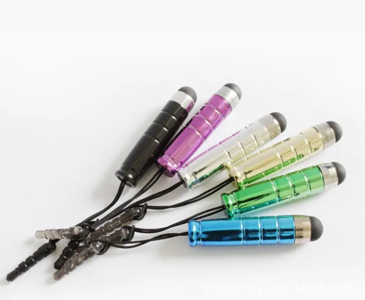 

10pcs/Lot Mini Fine Point Stylus Capacitive Touch Microfiber Stylus Pen Touch For ipad for iphone