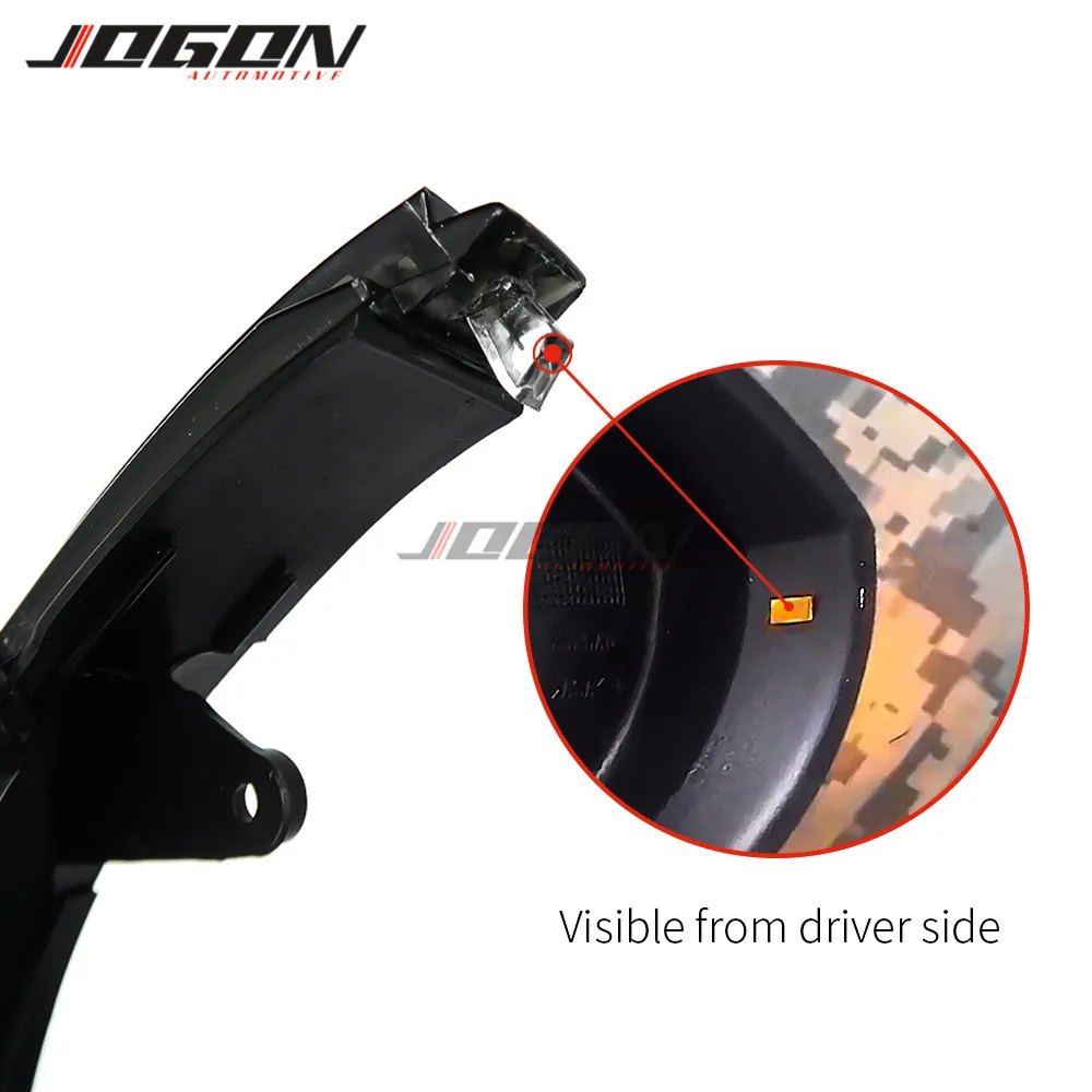 Светодиодный динамический последовательный боковой указатель поворота зеркала