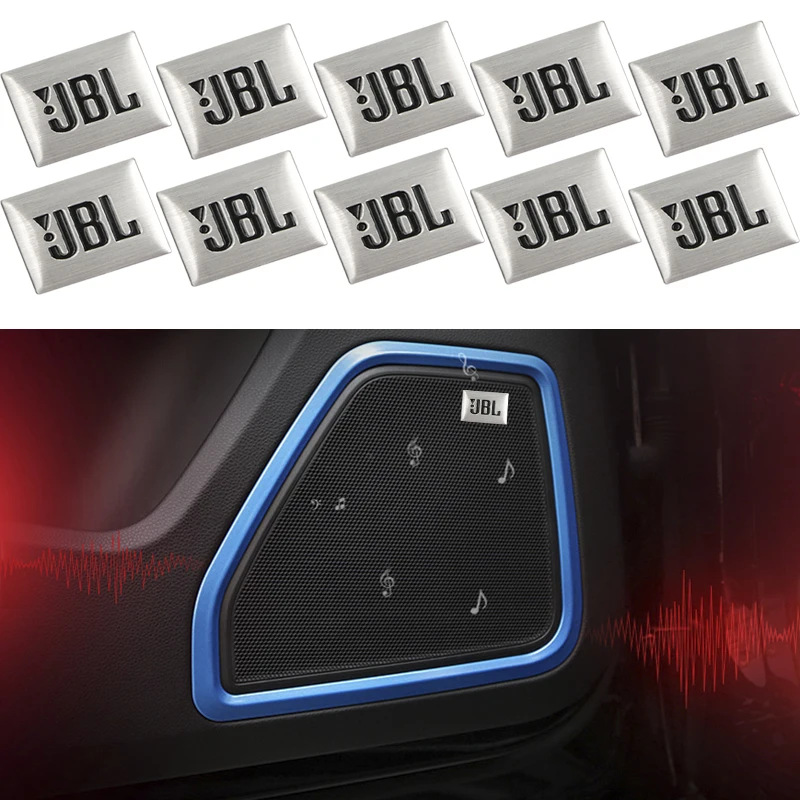 10 шт. автомобильный Стайлинг JBL автомобильный аудио украшение для Kia Ceed Rio Sportage R K1 K2 K3 K4 K5 Ceed Sorento Cerato Optima автомобильные аксессуары