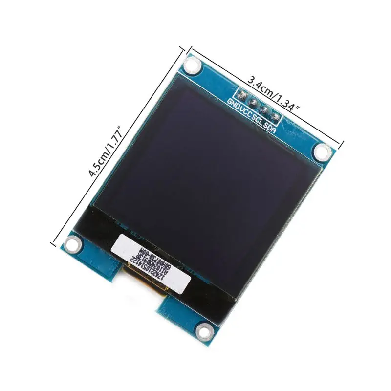 1 5 дюймов 128x128 OLED Щит Модуль дисплей экран кодер с драйвером IC SSD1327 цифровые