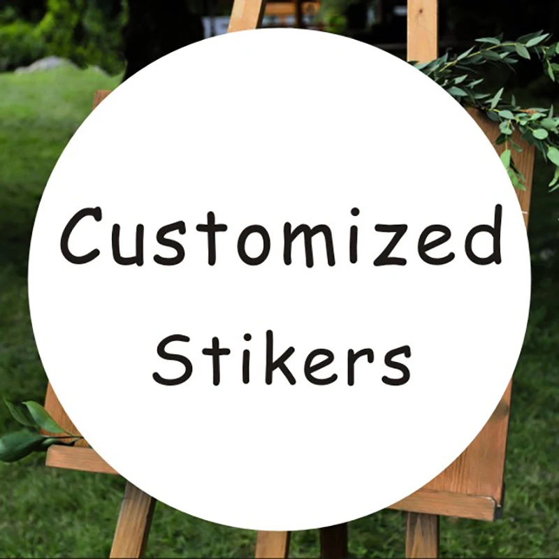 

100 шт., Пользовательский логотип Свадебные Стикеры уникальная превосходная красивая дизайнерская одежда ваш лейбл конфетная Подарочная ко...