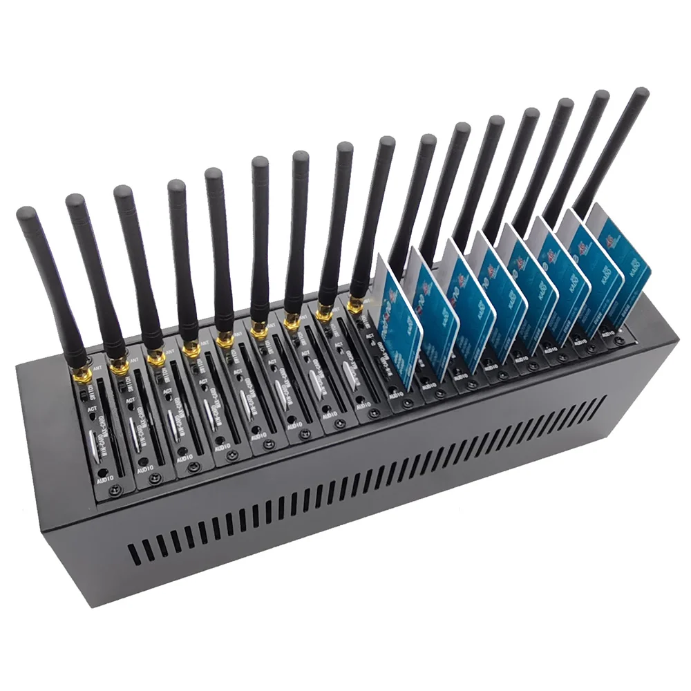 С оригинальным оптовым модемом USSD Voip Simbox Mass SMS Бесплатная смс программа 4G 16 порт