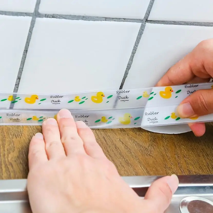 Прозрачная акриловая лента для кухонной раковины маслостойкая