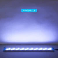 blue super slim leds aquarium lighting aquatic plant light 18 58cm extensible waterproof clip on lamp for fish tank aquarium