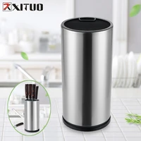 xituo stainless steel kitchen knife holder round multi function holder profession chef knife home kitchen practical storage tool