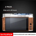 2 шт. Fuji X-A3 Камера Стекло твердость закаленного Стекло ультра тонкий Экран протектор для ЖК-дисплея с подсветкой Fujifilm X-S10 XS10 X-A10 X-A7 X-A1 X-M