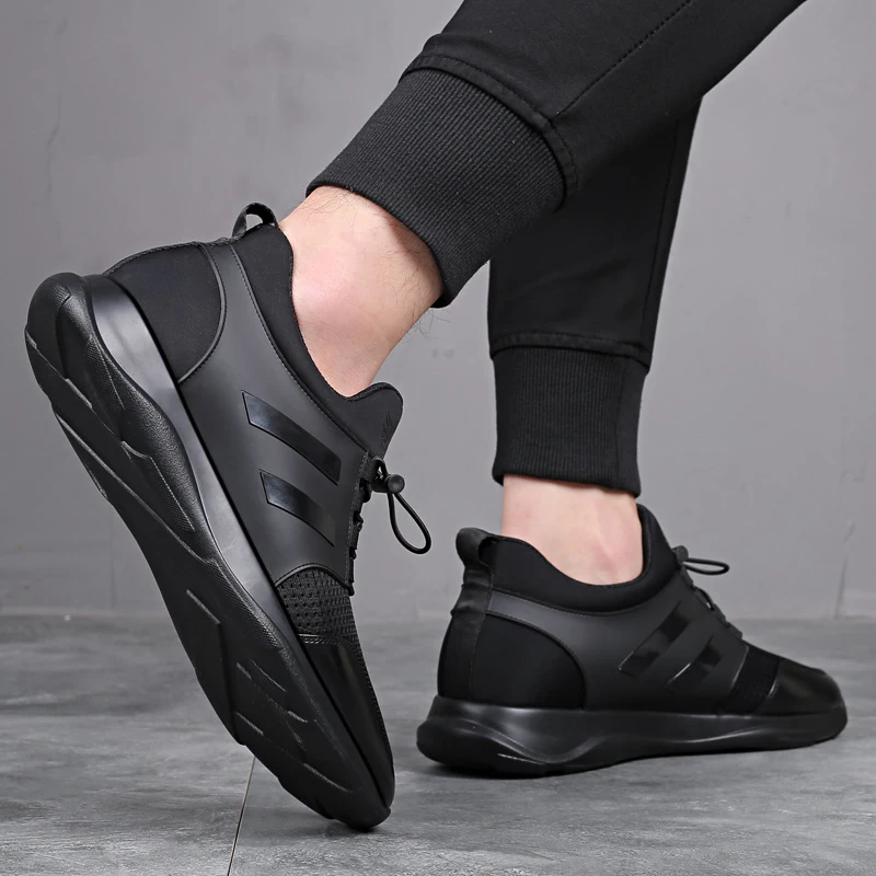 

Boys Casual Shoes Black Mesh Men Comfortable Walking Sneakers Size 37-43 Breathable Fashion Casual Footwear Men Stylish Shoes