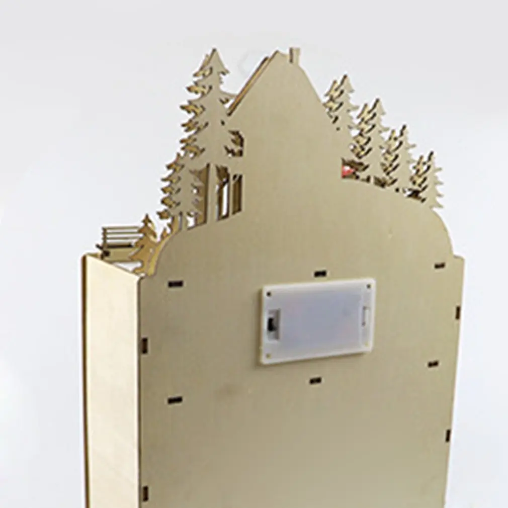 Countdown Calendar Decoration Christmas Wooden Advent 24 Drawers With LED Light | Дом и сад